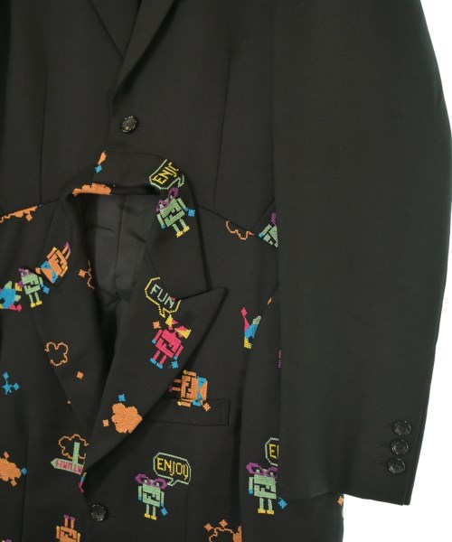 COMME des GARCONS HOMME PLUS（コムデギャルソンオムプリュス）カジュアルジャケット 黒 サイズ:S メンズ/2200669543018