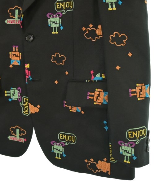 COMME des GARCONS HOMME PLUS（コムデギャルソンオムプリュス）カジュアルジャケット 黒 サイズ:S メンズ/2200669543018