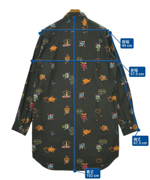 COMME des GARCONS HOMME PLUS（コムデギャルソンオムプリュス）カジュアルシャツ グレー サイズ:M メンズ/2200669543025