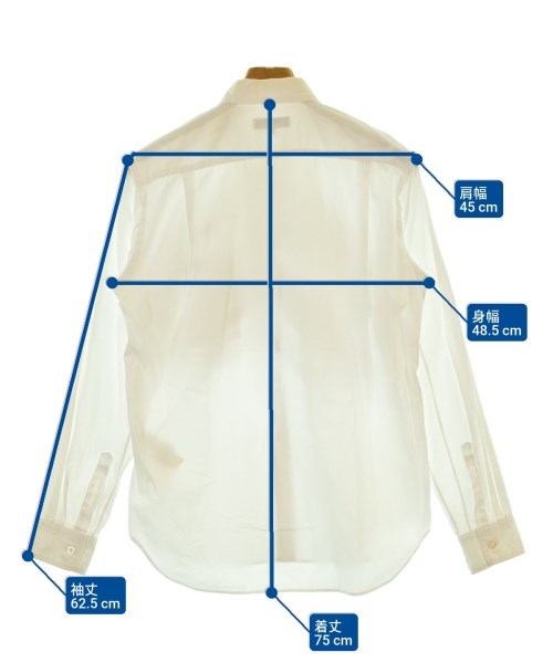 COMME des GARCONS HOMME PLUS（コムデギャルソンオムプリュス）カジュアルシャツ 白 サイズ:XS メンズ/2200668072120