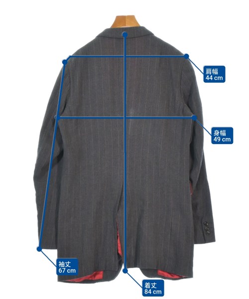 COMME des GARCONS HOMME PLUS（コムデギャルソンオムプリュス）ジャケット グレー サイズ:M メンズ/2200670816019