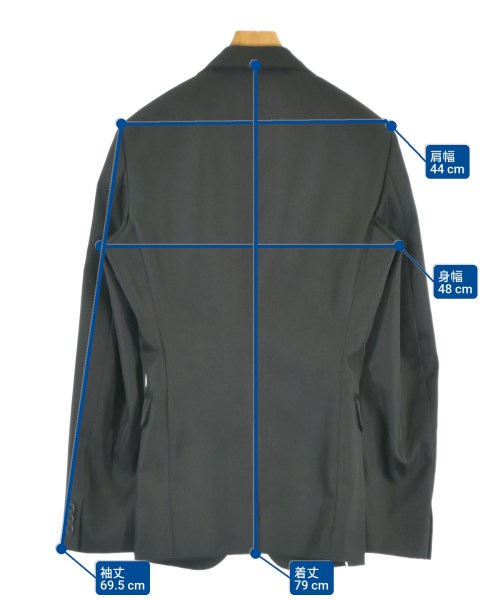 COMME des GARCONS HOMME PLUS（コムデギャルソンオムプリュス）カジュアルジャケット 黒 サイズ:M メンズ/2200670819010