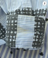 COMME des GARCONS HOMME PLUS（コムデギャルソンオムプリュス）カジュアルシャツ 青 サイズ:XS メンズ/2200671288013