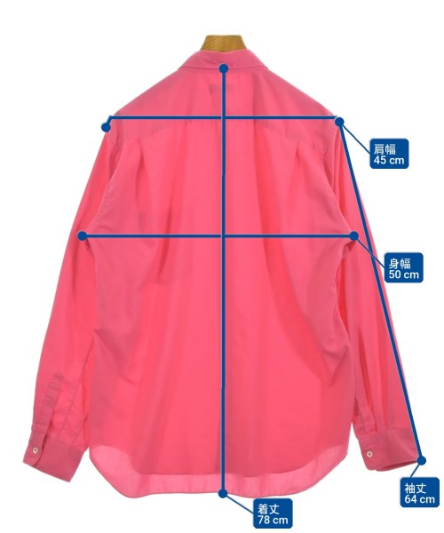 COMME des GARCONS HOMME PLUS（コムデギャルソンオムプリュス）カジュアルシャツ ピンク サイズ:M メンズ/2200728723146