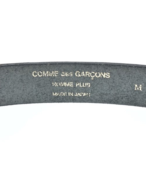 COMME des GARCONS HOMME PLUS（コムデギャルソンオムプリュス）ベルト 黒 サイズ:M メンズ/2200729326025