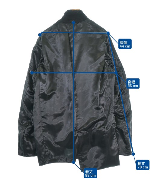 COMME des GARCONS HOMME PLUS（コムデギャルソンオムプリュス）カジュアルジャケット 黒 サイズ:S メンズ/2200729969017