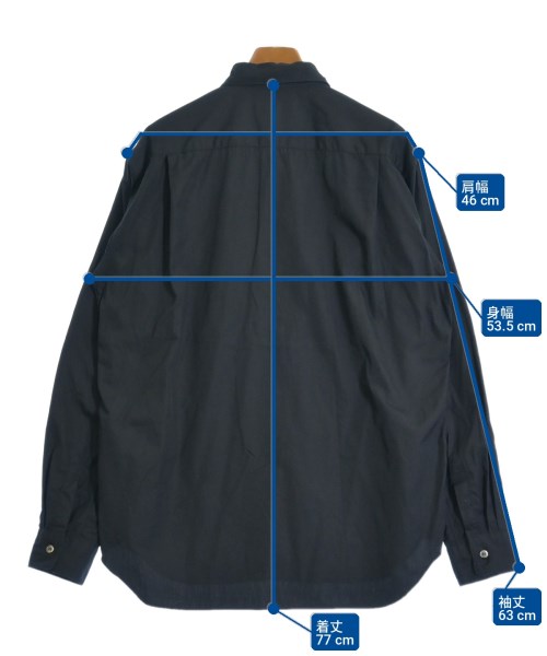 COMME des GARCONS HOMME PLUS（コムデギャルソンオムプリュス）カジュアルシャツ 紺 サイズ:M メンズ/2200730537090