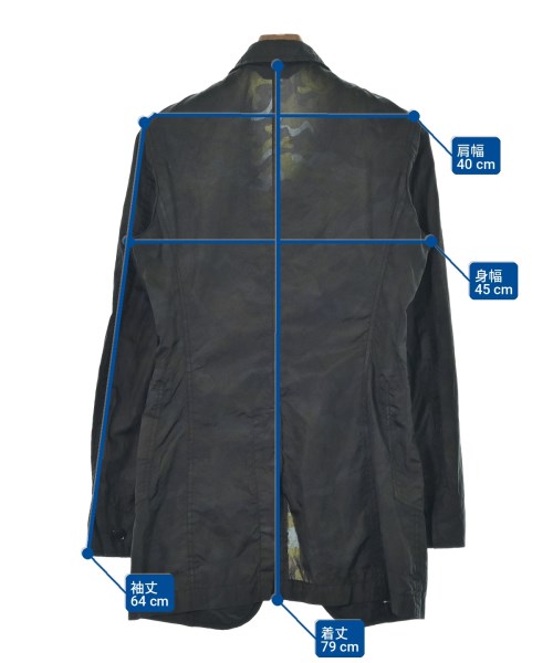 COMME des GARCONS HOMME PLUS（コムデギャルソンオムプリュス）カジュアルジャケット 黒 サイズ:SS メンズ/2200730804017