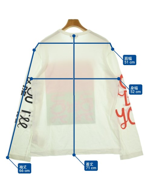 COMME des GARCONS HOMME PLUS（コムデギャルソンオムプリュス）Tシャツ・カットソー 白 サイズ:L メンズ/2200724196616