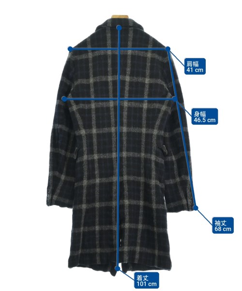 COMME des GARCONS HOMME PLUS（コムデギャルソンオムプリュス）コート 黒 サイズ:S メンズ/2200731699018