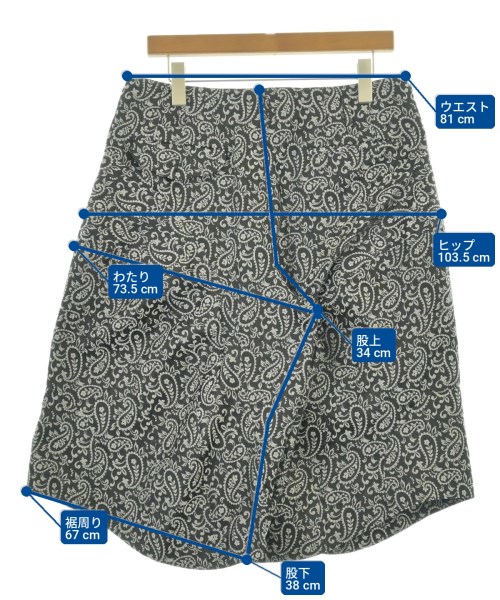 COMME des GARCONS HOMME PLUS（コムデギャルソンオムプリュス）ショートパンツ 黒 サイズ:M メンズ/2200732168025