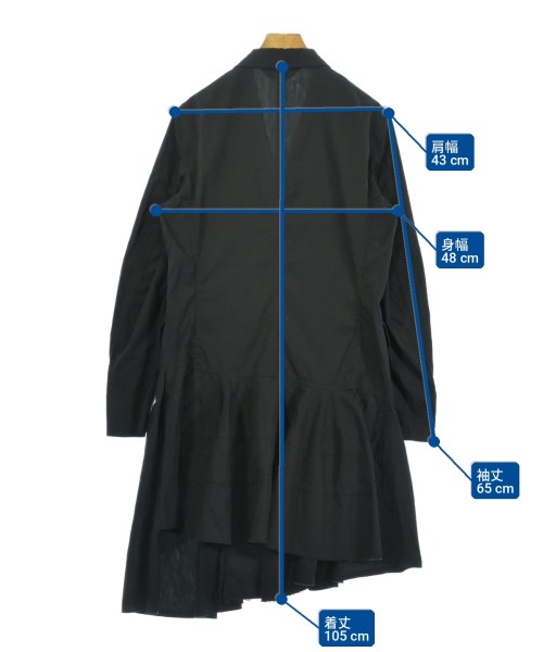 COMME des GARCONS HOMME PLUS（コムデギャルソンオムプリュス）カジュアルジャケット 黒 サイズ:M メンズ/2200732680015