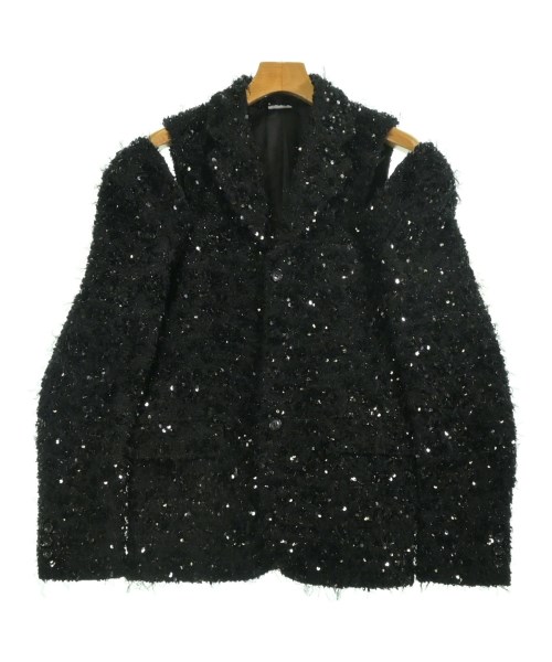 COMME des GARCONS HOMME PLUS（コムデギャルソンオムプリュス）カジュアルジャケット 黒 サイズ:S メンズ/2200733090011