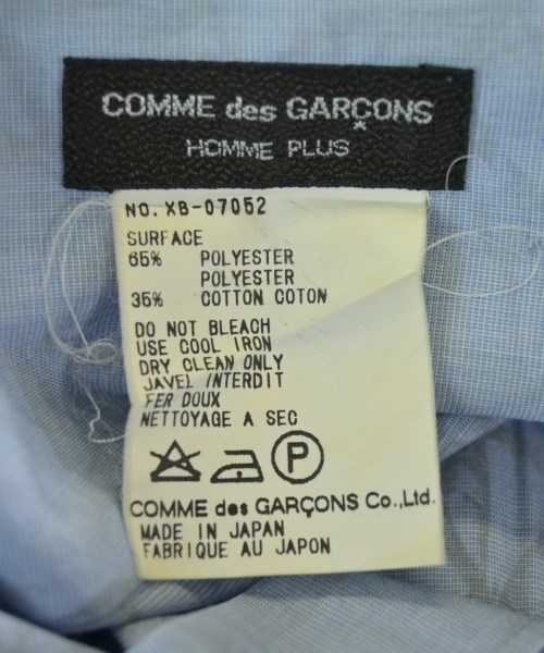 COMME des GARCONS HOMME PLUS（コムデギャルソンオムプリュス）カジュアルシャツ 青 サイズ:-(M位) メンズ/2200725870034