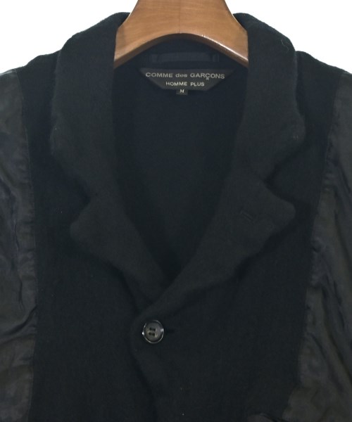 COMME des GARCONS HOMME PLUS（コムデギャルソンオムプリュス）カジュアルジャケット 黒 サイズ:M メンズ/2200734336019