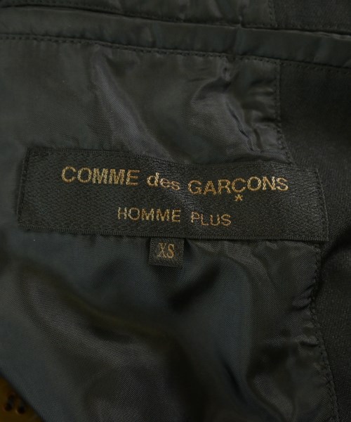 COMME des GARCONS HOMME PLUS（コムデギャルソンオムプリュス）カジュアルジャケット 黒 サイズ:XS メンズ/2200734351050