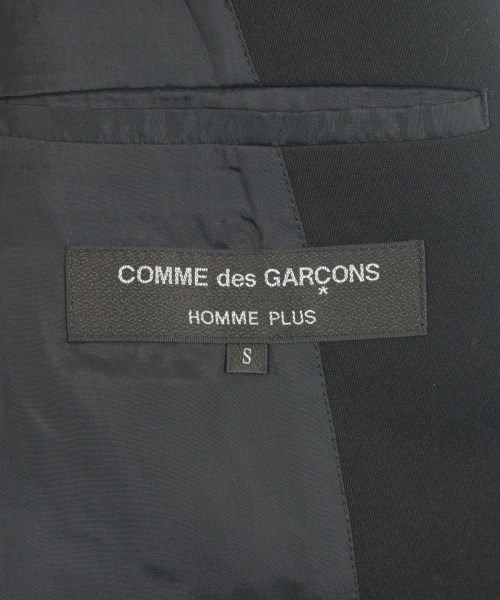 COMME des GARCONS HOMME PLUS（コムデギャルソンオムプリュス）カジュアルジャケット 黒 サイズ:S メンズ/2200734376046