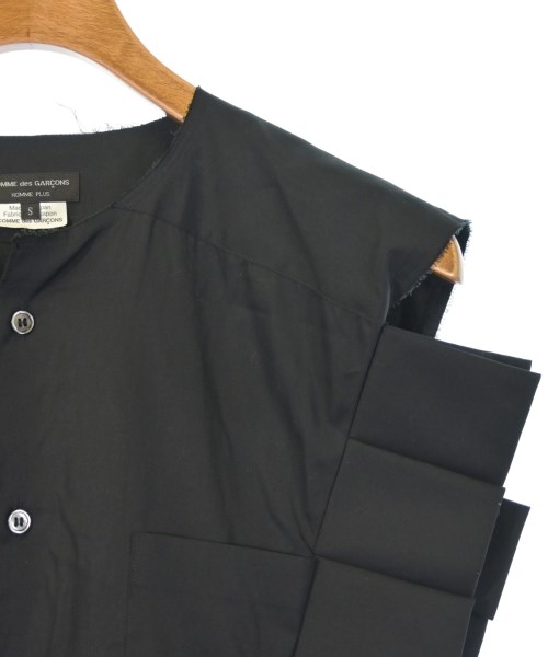 COMME des GARCONS HOMME PLUS（コムデギャルソンオムプリュス）カジュアルシャツ 黒 サイズ:S メンズ/2200734412010