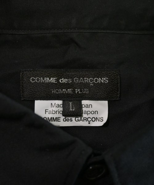 COMME des GARCONS HOMME PLUS（コムデギャルソンオムプリュス）カジュアルシャツ 黒 サイズ:L メンズ/2200735784024