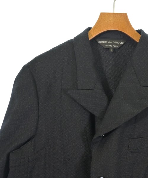 COMME des GARCONS HOMME PLUS（コムデギャルソンオムプリュス）テーラードジャケット 黒 サイズ:L メンズ/2200736911023