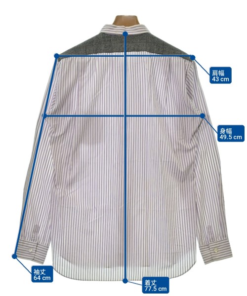 COMME des GARCONS HOMME PLUS（コムデギャルソンオムプリュス）カジュアルシャツ 紫 サイズ:M メンズ/2200719741029