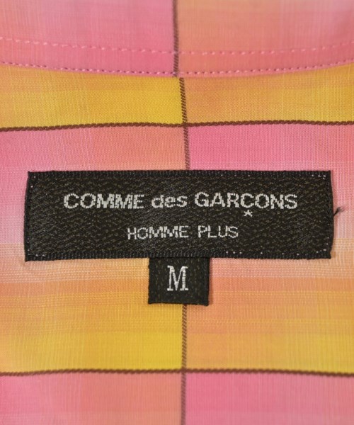 COMME des GARCONS HOMME PLUS（コムデギャルソンオムプリュス）カジュアルシャツ ピンク サイズ:M メンズ/2200719741043