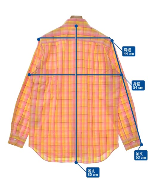 COMME des GARCONS HOMME PLUS（コムデギャルソンオムプリュス）カジュアルシャツ ピンク サイズ:M メンズ/2200719741043