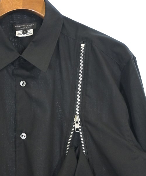 COMME des GARCONS HOMME PLUS（コムデギャルソンオムプリュス）カジュアルシャツ 黒 サイズ:M メンズ/2200720496017