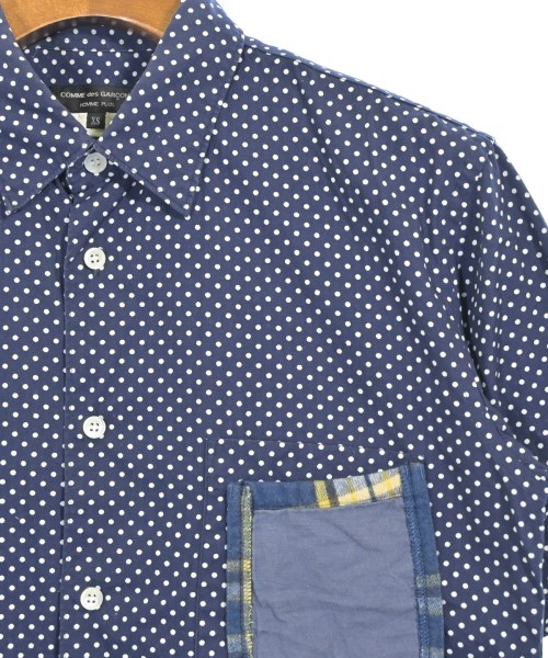 COMME des GARCONS HOMME PLUS（コムデギャルソンオムプリュス）カジュアルシャツ 紺 サイズ:XS メンズ/2200720527032