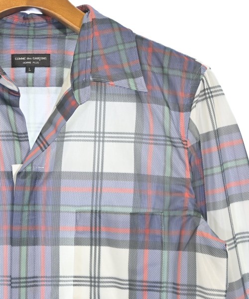 COMME des GARCONS HOMME PLUS（コムデギャルソンオムプリュス）カジュアルシャツ 白 サイズ:L メンズ/2200720822045
