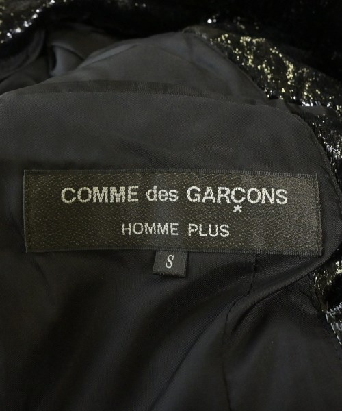 COMME des GARCONS HOMME PLUS（コムデギャルソンオムプリュス）カジュアルジャケット 黒 サイズ:S メンズ/2200720850024