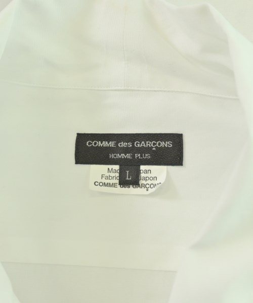 COMME des GARCONS HOMME PLUS（コムデギャルソンオムプリュス）カジュアルシャツ 白 サイズ:L メンズ/2200721175041