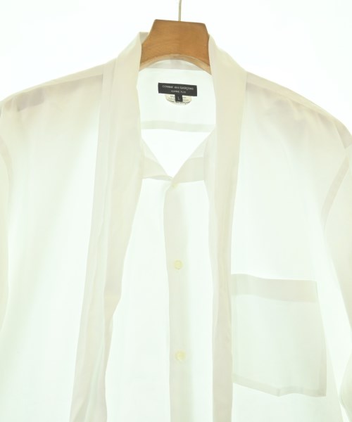COMME des GARCONS HOMME PLUS（コムデギャルソンオムプリュス）カジュアルシャツ 白 サイズ:L メンズ/2200721175041