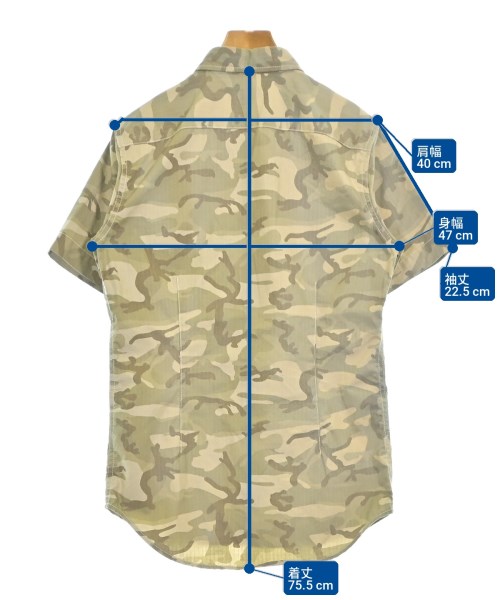 COMME des GARCONS HOMME PLUS（コムデギャルソンオムプリュス）カジュアルシャツ カーキ サイズ:S メンズ/2200721764016