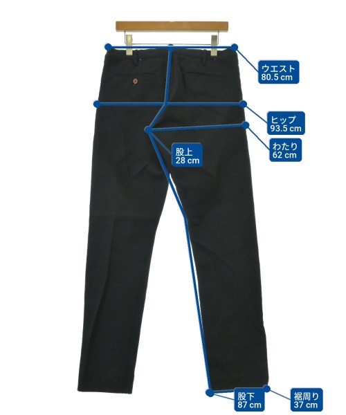 COMME des GARCONS HOMME PLUS（コムデギャルソンオムプリュス）スラックス 黒 サイズ:M メンズ/2200718503109