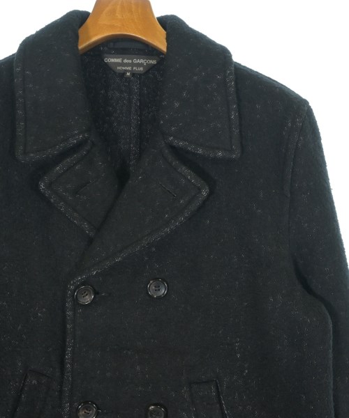 COMME des GARCONS HOMME PLUS（コムデギャルソンオムプリュス）ピーコート 黒 サイズ:M メンズ/2200722564011