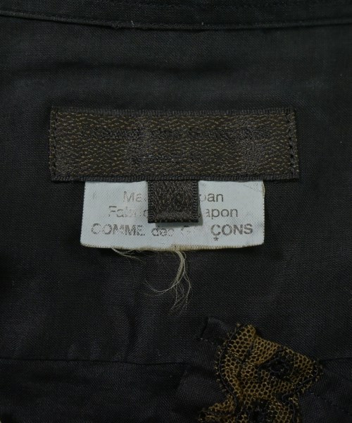 COMME des GARCONS HOMME PLUS（コムデギャルソンオムプリュス）カジュアルシャツ 黒 サイズ:XS メンズ/2200722614013