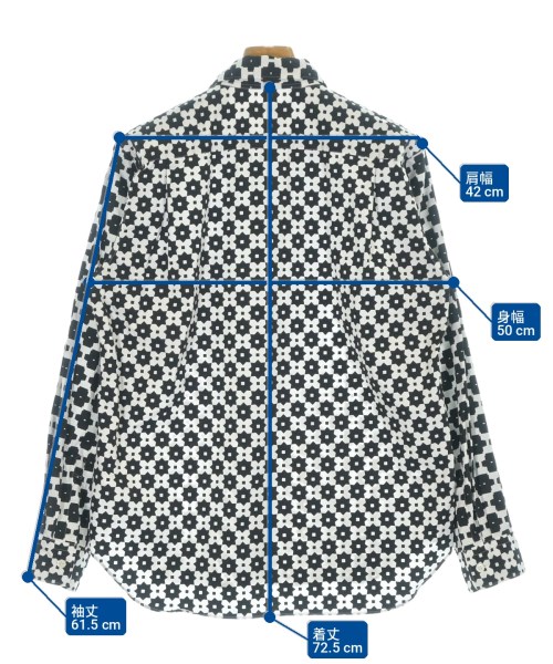 COMME des GARCONS HOMME PLUS（コムデギャルソンオムプリュス）カジュアルシャツ 黒 サイズ:S メンズ/2200722710036