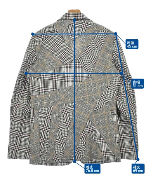 COMME des GARCONS HOMME PLUS（コムデギャルソンオムプリュス）テーラードジャケット 黒 サイズ:M メンズ/2200723273011