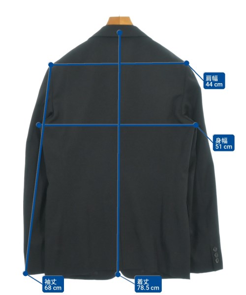 COMME des GARCONS HOMME PLUS（コムデギャルソンオムプリュス）テーラードジャケット 黒 サイズ:M メンズ/2200718567040