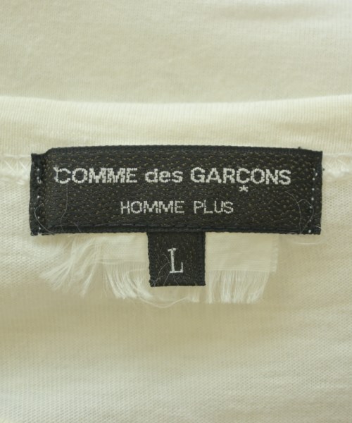 COMME des GARCONS HOMME PLUS（コムデギャルソンオムプリュス）Tシャツ・カットソー 白 サイズ:L メンズ/2200721181134