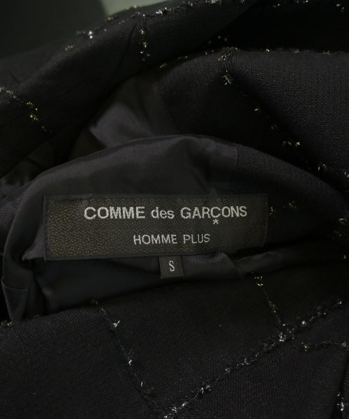 COMME des GARCONS HOMME PLUS（コムデギャルソンオムプリュス）カジュアルジャケット 黒 サイズ:S メンズ/2200724645039