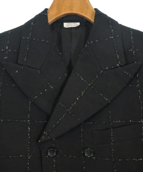 COMME des GARCONS HOMME PLUS（コムデギャルソンオムプリュス）カジュアルジャケット 黒 サイズ:S メンズ/2200724645039
