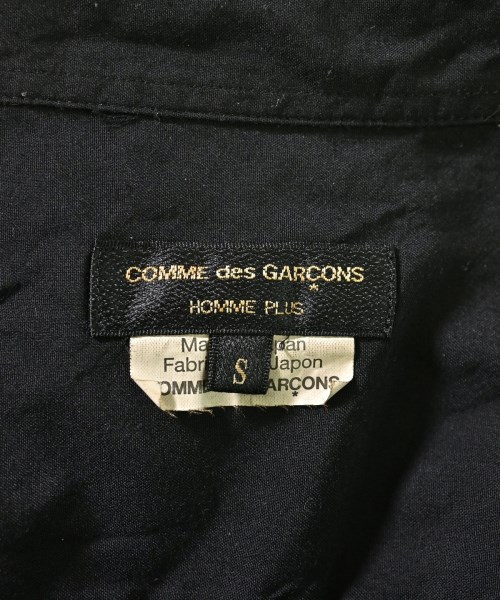 COMME des GARCONS HOMME PLUS（コムデギャルソンオムプリュス）カジュアルシャツ 黒 サイズ:S メンズ/2200725551094