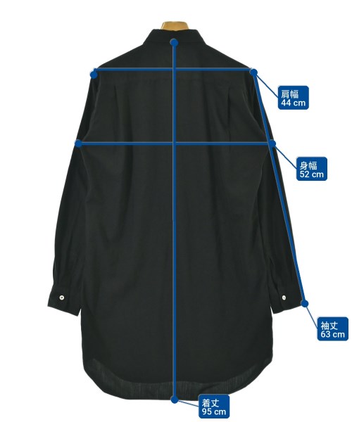 COMME des GARCONS HOMME PLUS（コムデギャルソンオムプリュス）カジュアルシャツ 黒 サイズ:S メンズ/2200725551094