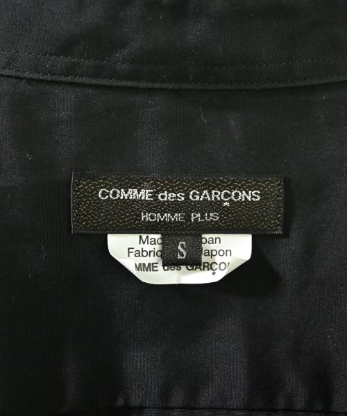 COMME des GARCONS HOMME PLUS（コムデギャルソンオムプリュス）カジュアルシャツ 黒 サイズ:S メンズ/2200725551100