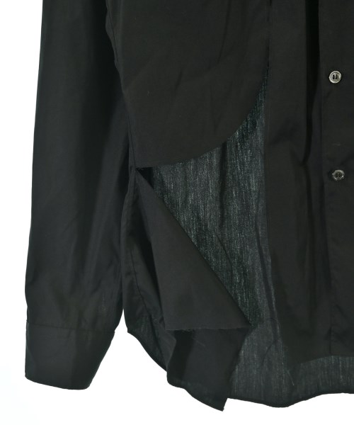 COMME des GARCONS HOMME PLUS（コムデギャルソンオムプリュス）カジュアルシャツ 黒 サイズ:S メンズ/2200725551100