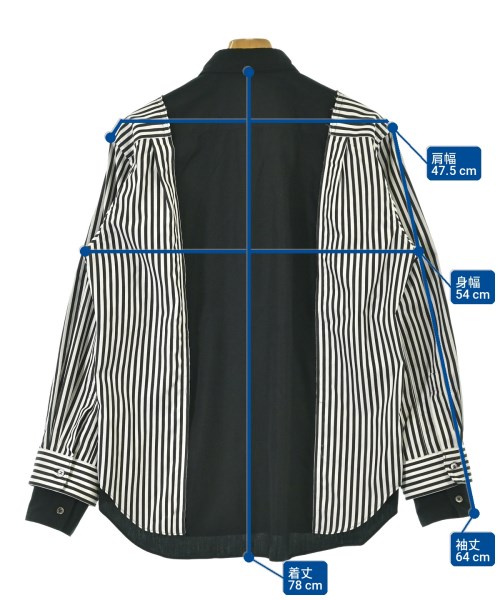 COMME des GARCONS HOMME PLUS（コムデギャルソンオムプリュス）カジュアルシャツ 黒 サイズ:M メンズ/2200725551131
