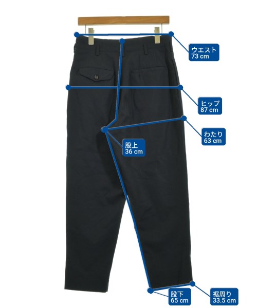 COMME des GARCONS HOMME PLUS（コムデギャルソンオムプリュス）スラックス 紺 サイズ:S メンズ/2200726396120
