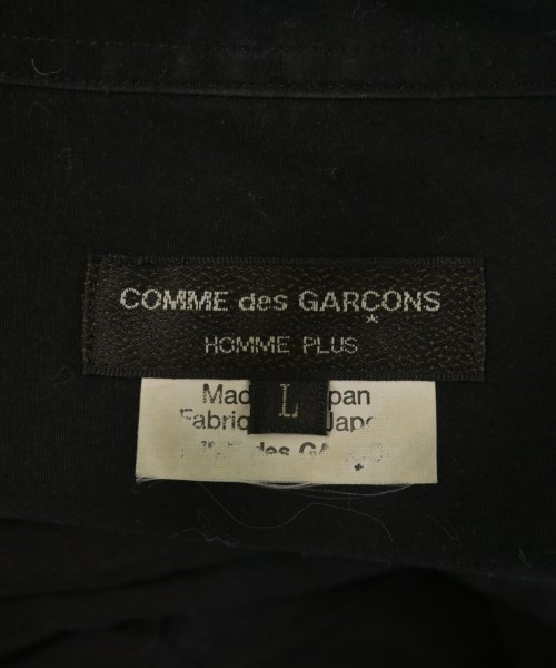 COMME des GARCONS HOMME PLUS（コムデギャルソンオムプリュス）カジュアルシャツ 黒 サイズ:L メンズ/2200722411117
